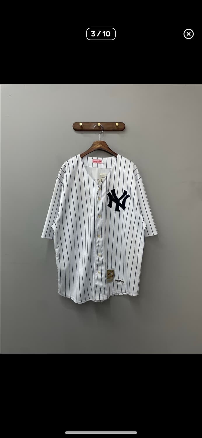 MLB 마제스틱 뉴욕양키스 레지 잭슨 유니폼 반팔 져지 A2326 상품이미지2