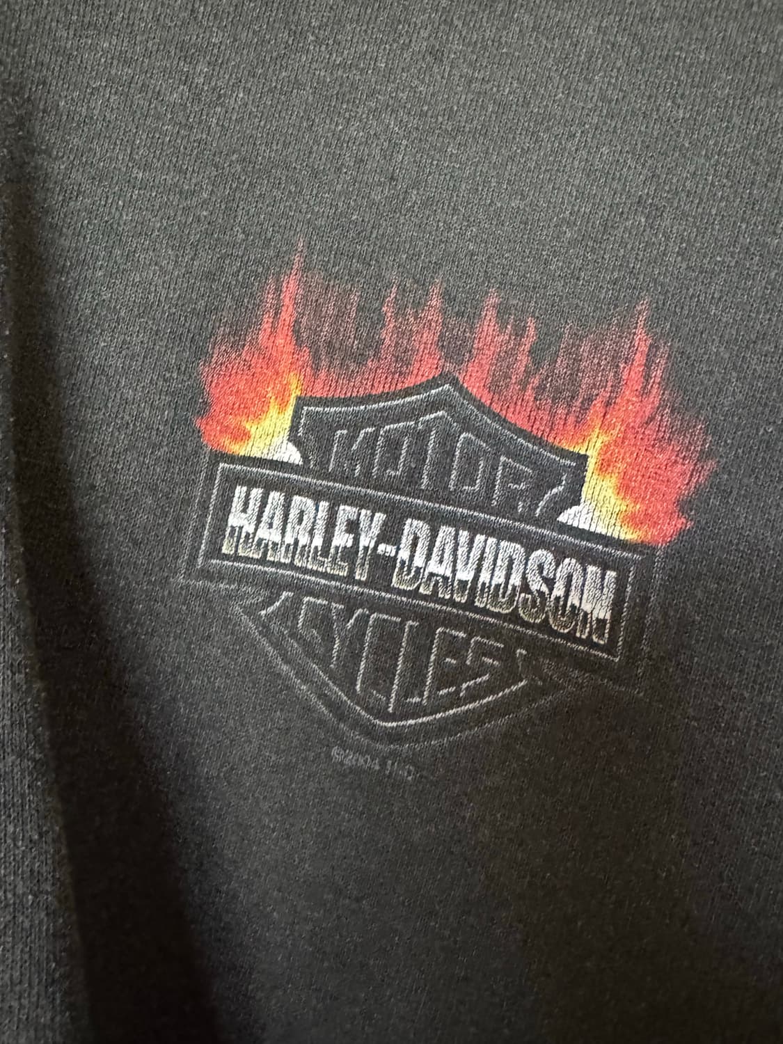 00s USA 할리데이비슨 후드집업 상품이미지3