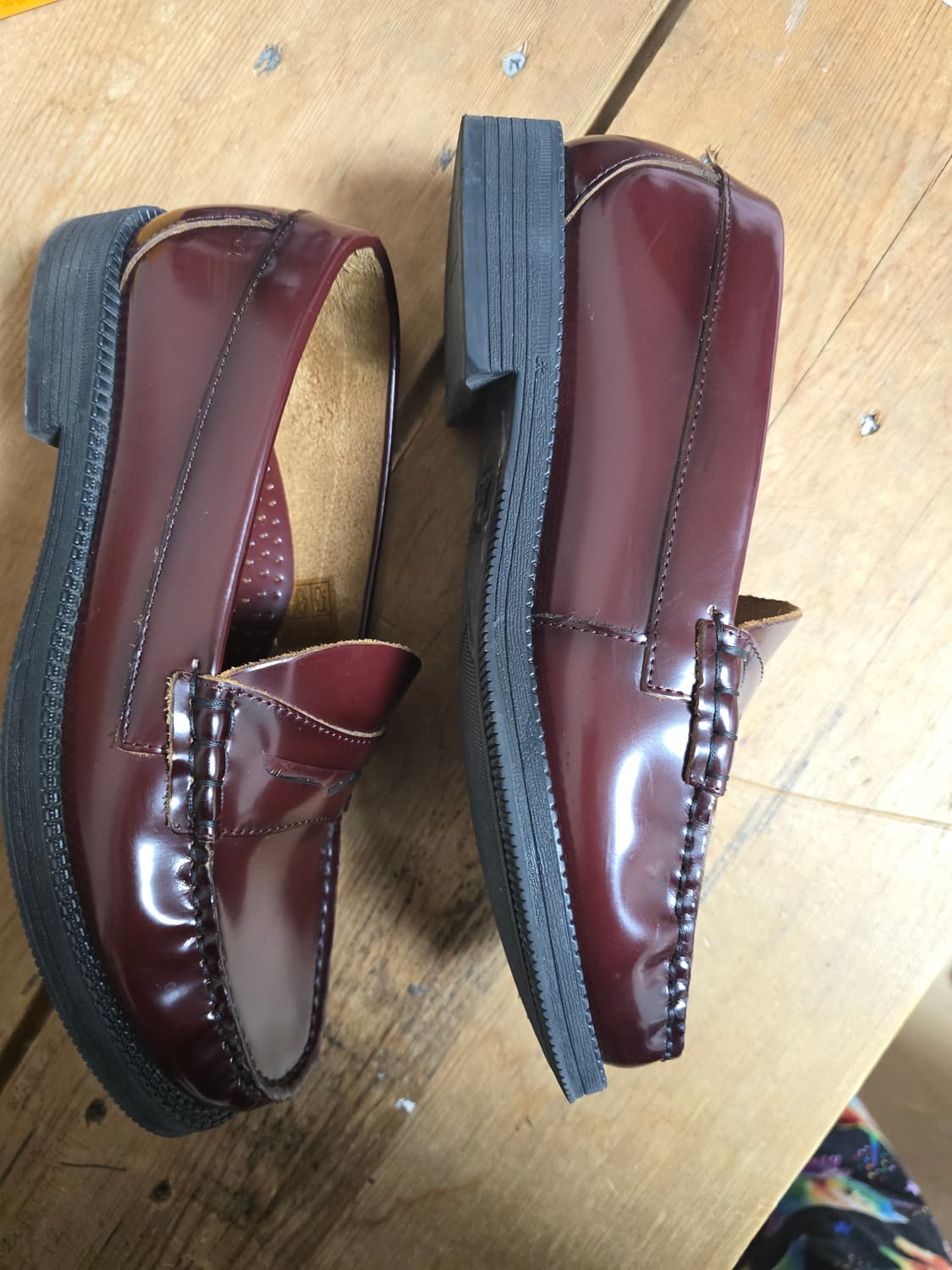 지에이치바스 위준 버건디 로퍼230 상품이미지3