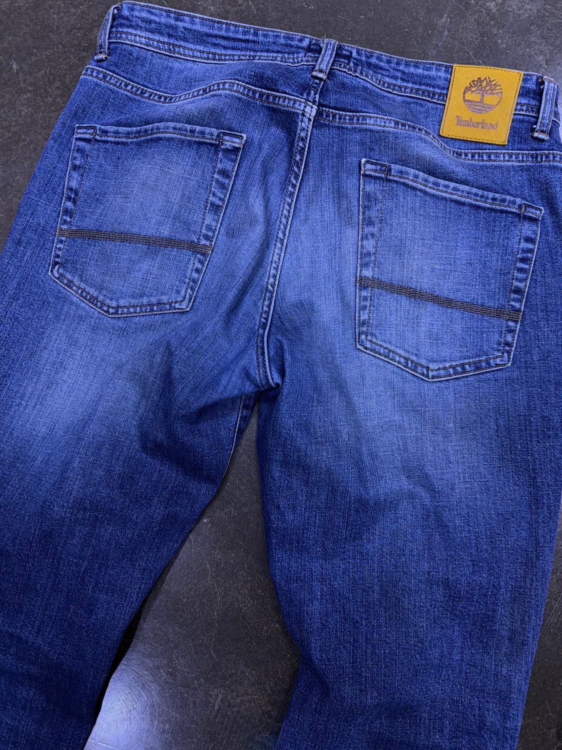 팀버랜드 슬림핏 스트레치 빈티지 워싱 데님팬츠 33 상품이미지6