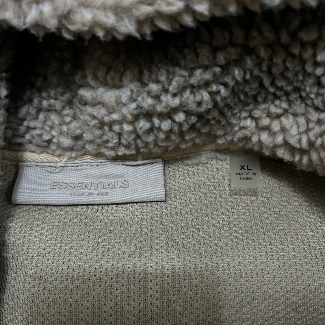 피어오브갓 에센셜 후드 후리스 아노락 자켓 [카모플라쥬] XL/105 상품이미지5