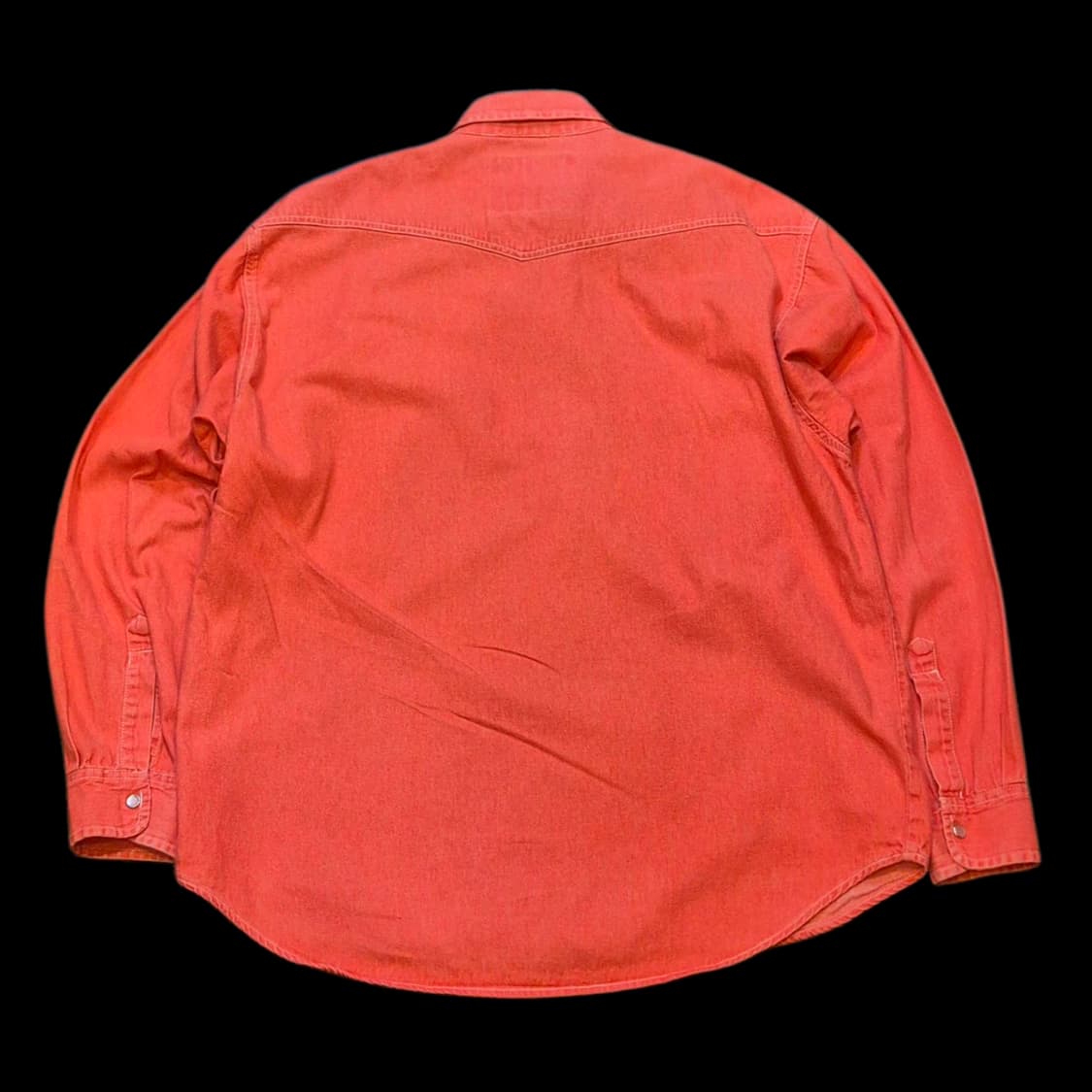 L~XL 피그먼트워싱 웨스턴 데님셔츠  상품이미지2