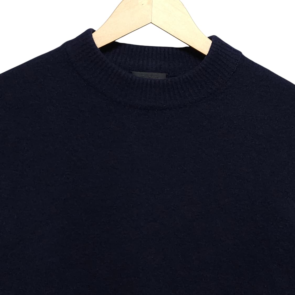 100)TIME 타임옴므 루즈핏 울 니트 네이비 상품이미지2