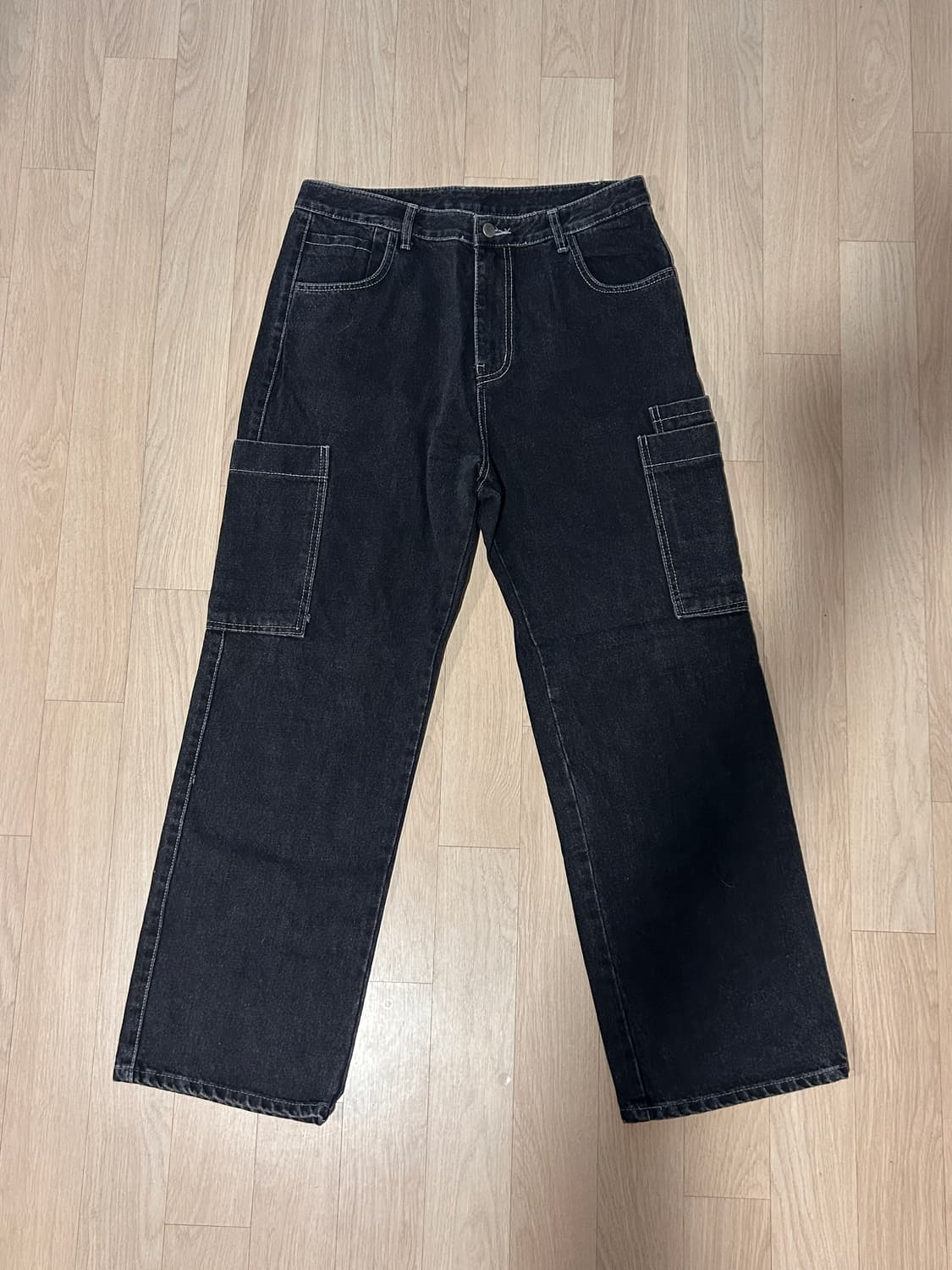 퍼스텝 인텐드 데님팬츠 흑청 상품이미지1