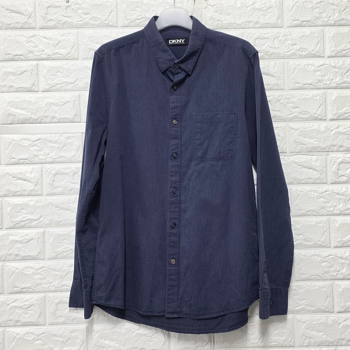 DKNY 남방 셔츠 M 네이비 상품이미지1