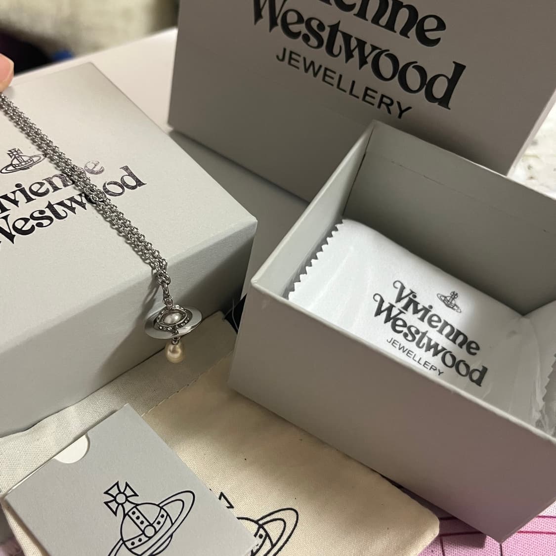 비비안웨스트우드 알렉사진주 목걸이 풀박스 상품이미지2
