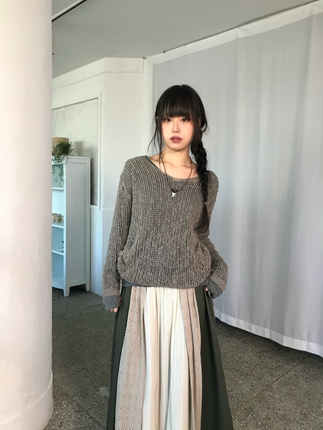 모리걸 레이어드 스커트 상품이미지2