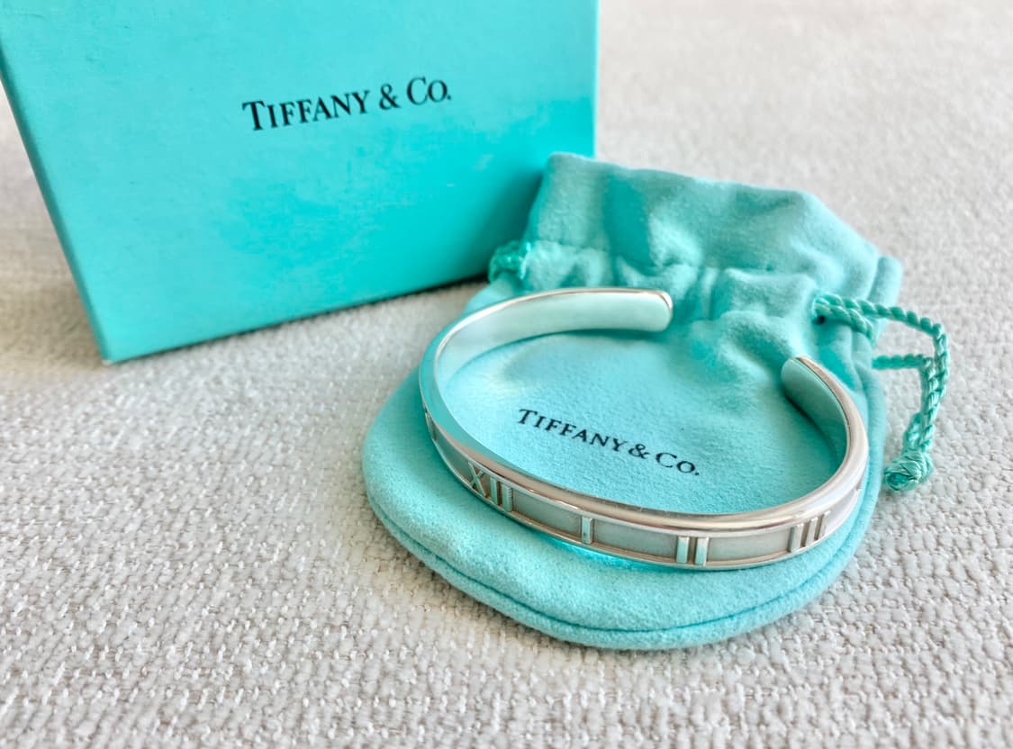 티파니 아틀라스 뱅글 타입 실버 팔찌(남녀공용) 상품이미지1