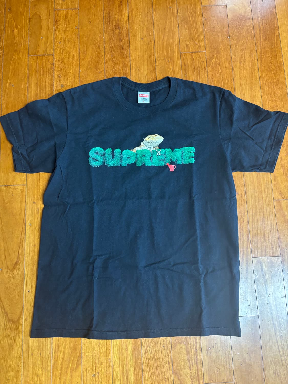 [M] 20SS 슈프림 리자드 반팔 블랙 상품이미지2