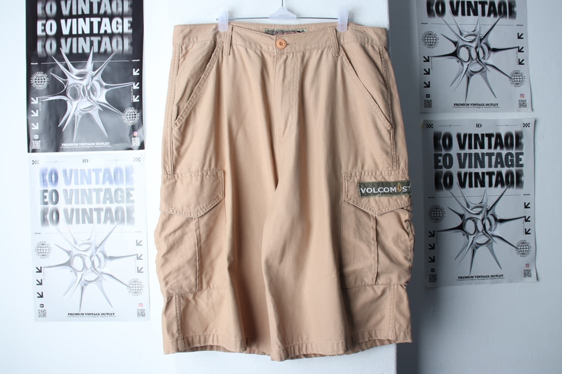 (2XL) 볼컴 반바지 팬츠 빅사이즈 카고 베이지 버뮤다-P9798 상품이미지2