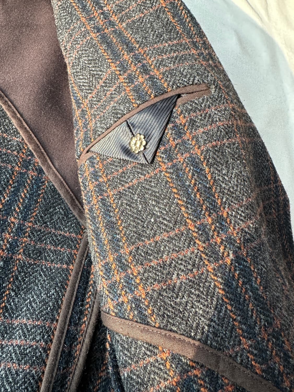 앳코너 울 오버사이즈 헤링본 자켓 S 상품이미지8