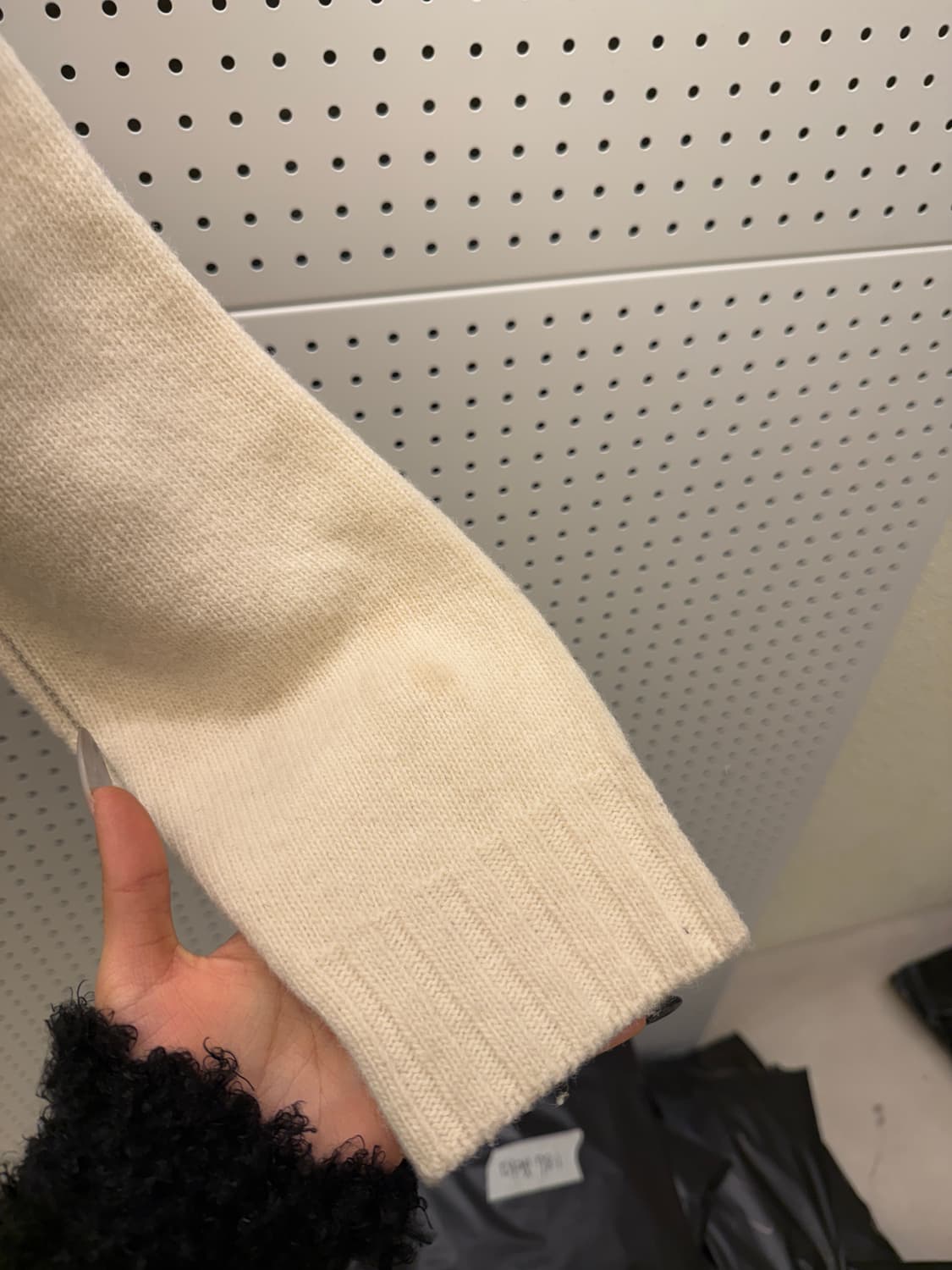 마뗑킴 크롭 니트 가디건 아이보리 U1040 상품이미지4