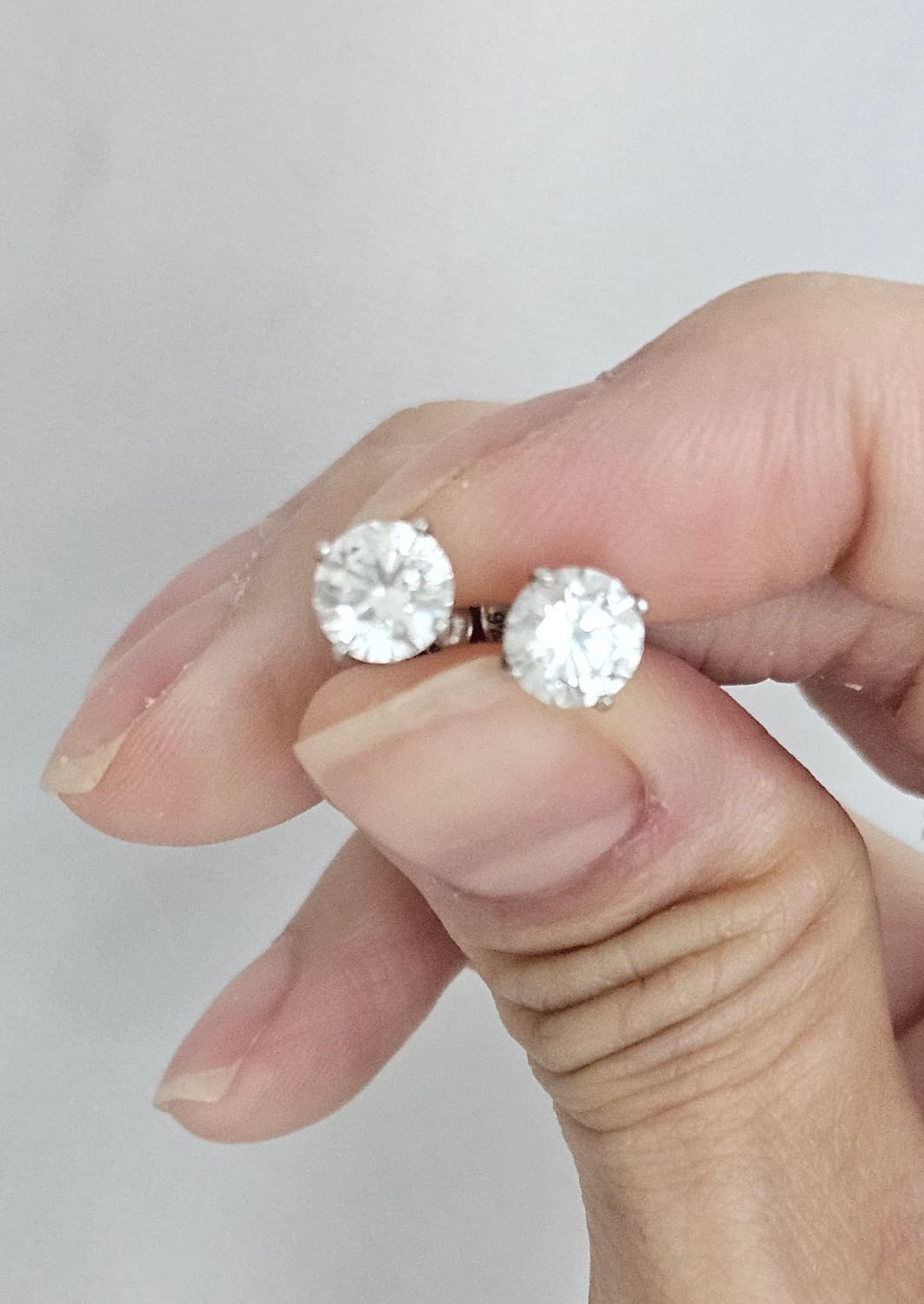 넘버링 #3111 N 다이아 6mm 귀걸이 [보증서포함 풀구성] 상품이미지4