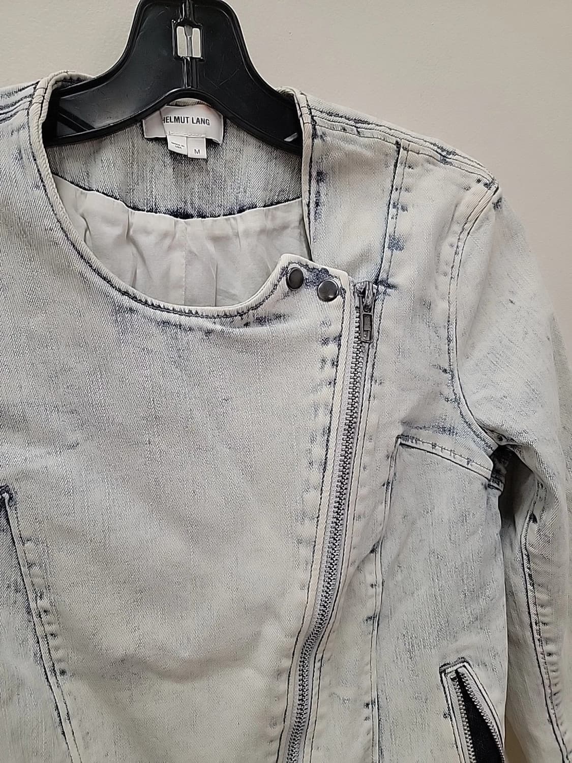 헬무트 랭 애시드 워시 데님 모토 자켓 상품이미지2