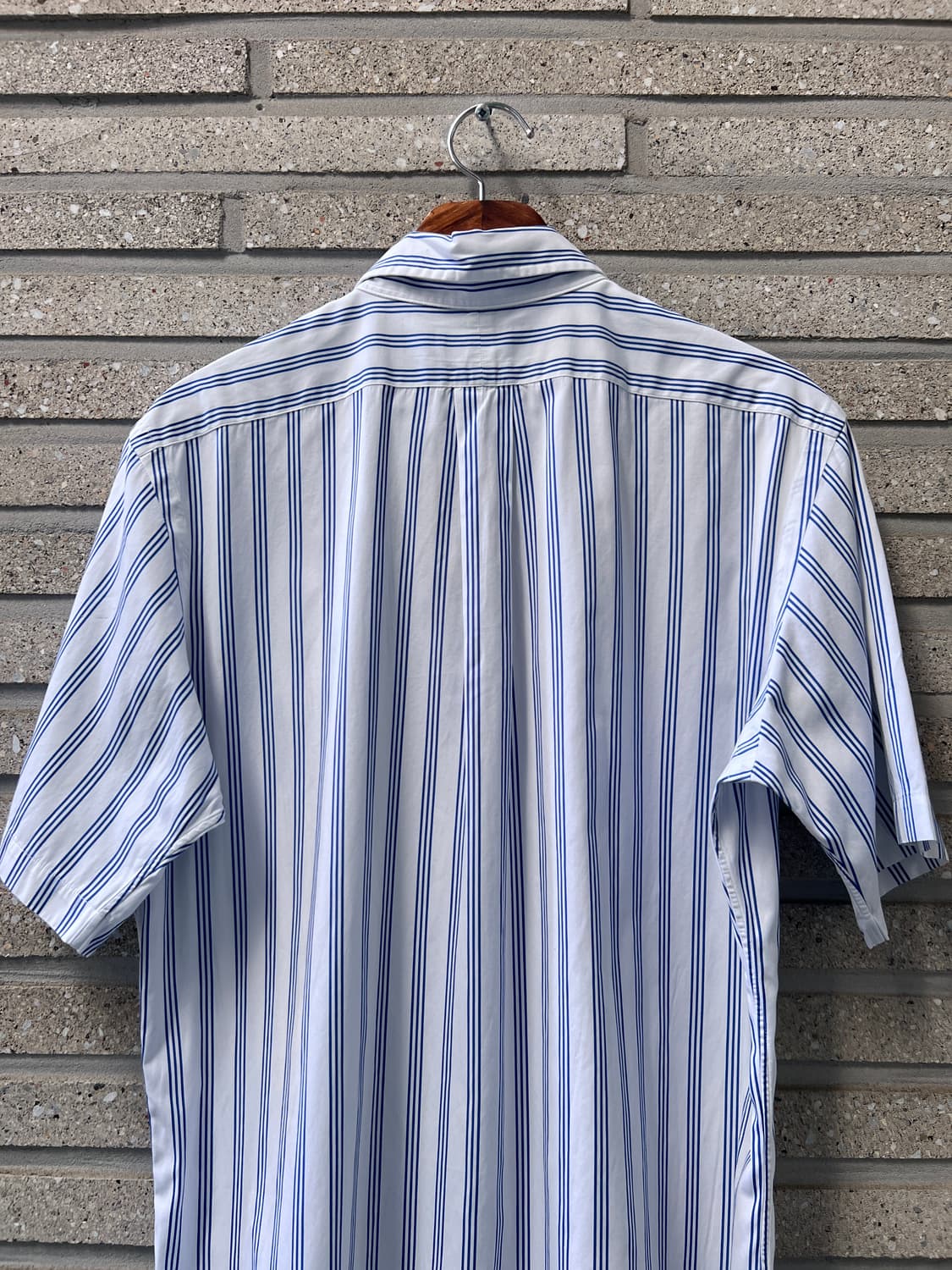 [M]폴로 랄프로렌 CLASSIC FIT 블루 스트라이프 코튼 셔츠 상품이미지5