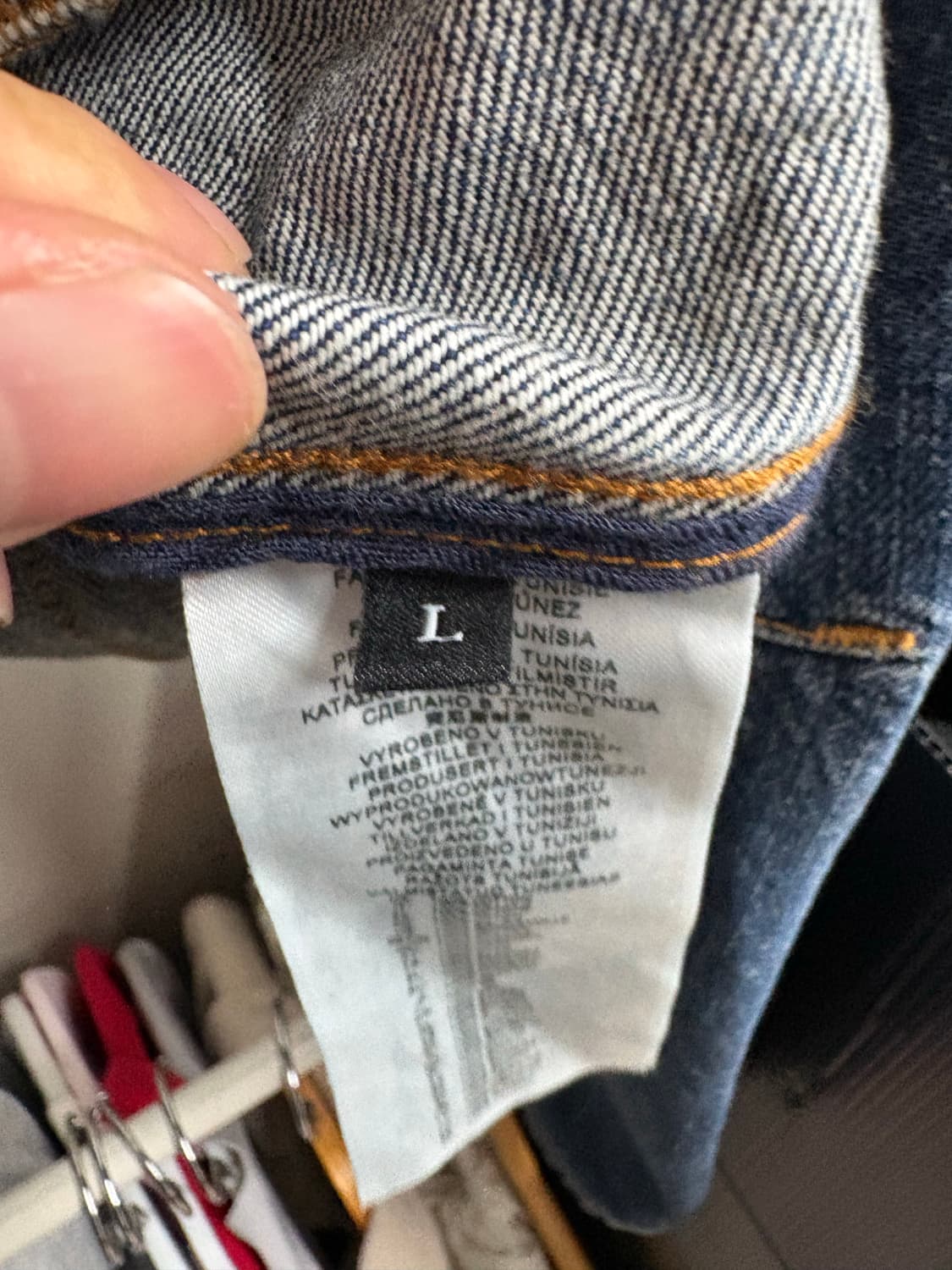 디젤 바이커 다크블루 데님자켓 상품이미지5