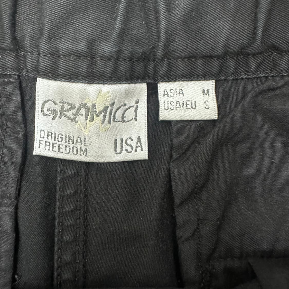 그라미치 코튼 면바지 팬츠 블랙 M 상품이미지5