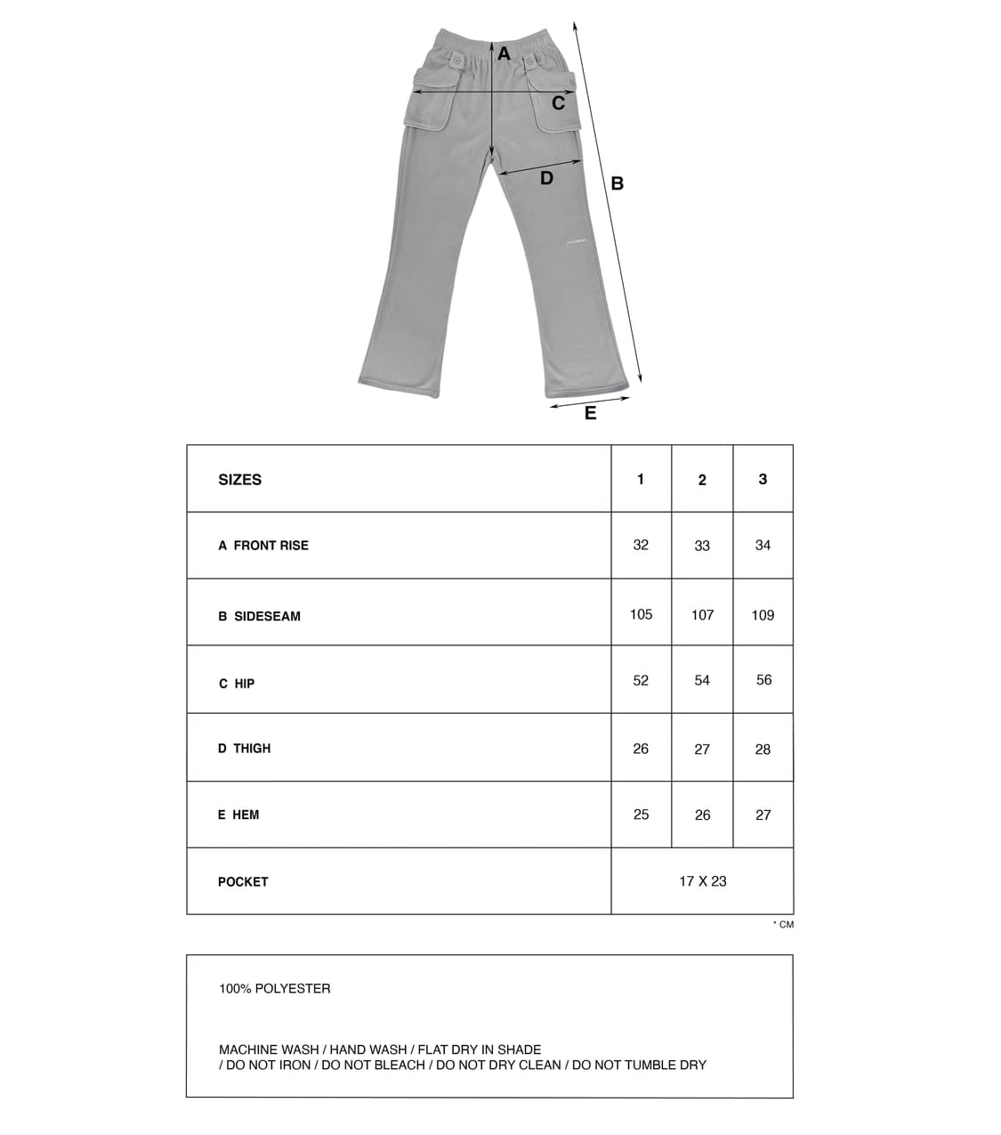 지초이 컴포트 24-005 플리스 포켓 팬츠 상품이미지6