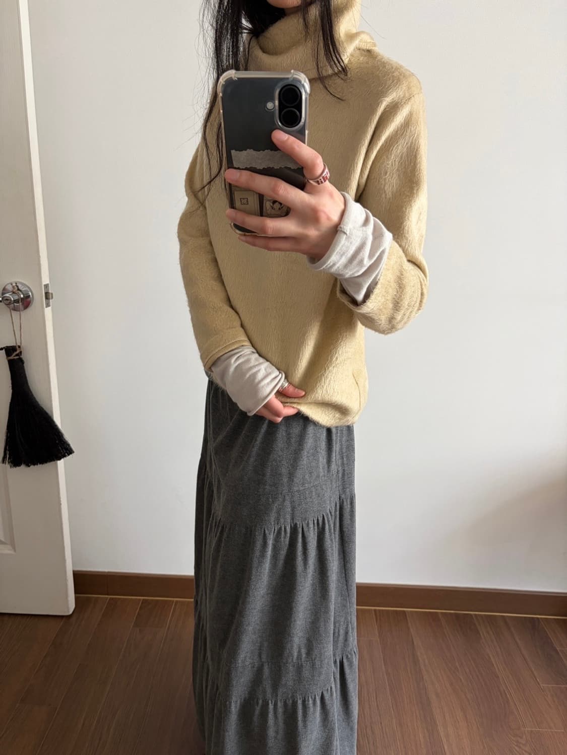 wide turtleneck knit 상품이미지5