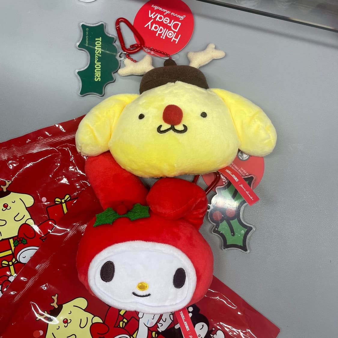 뚜레쥬르 키링 폼푸/마멜 폼폼푸린 마이멜로디 판매 상품이미지1