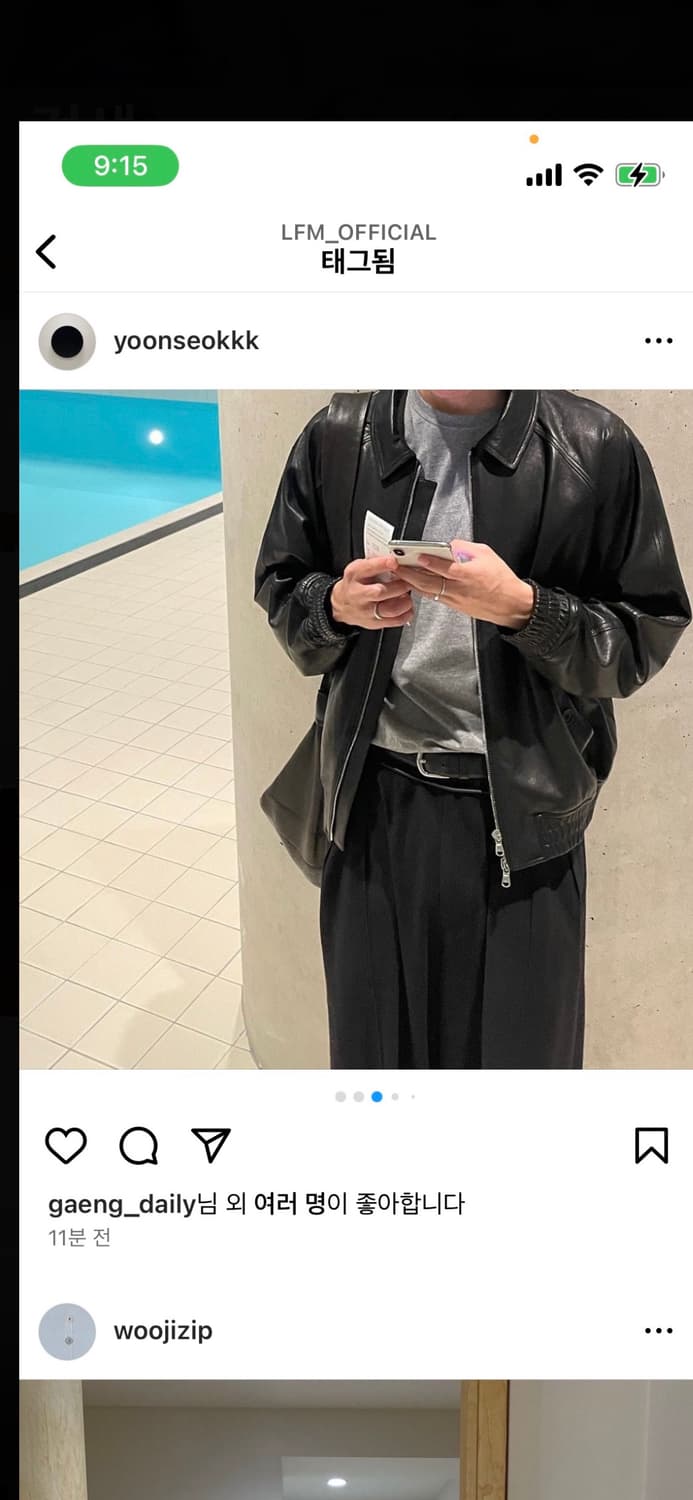 Lfm Leather Bomber Jacket 상품이미지4