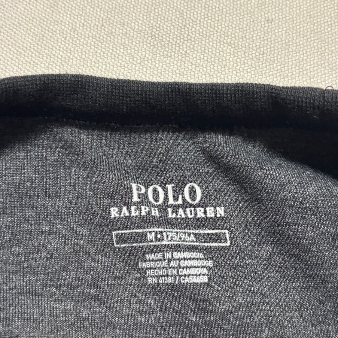 M 폴로랄프로렌 화이트 포니 블랙 맨투맨 상품이미지4