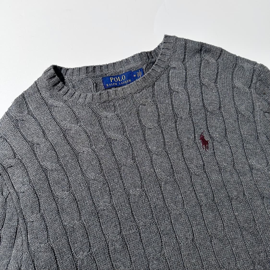 폴로 랄프로렌 케이블 라운드 니트 상품이미지3
