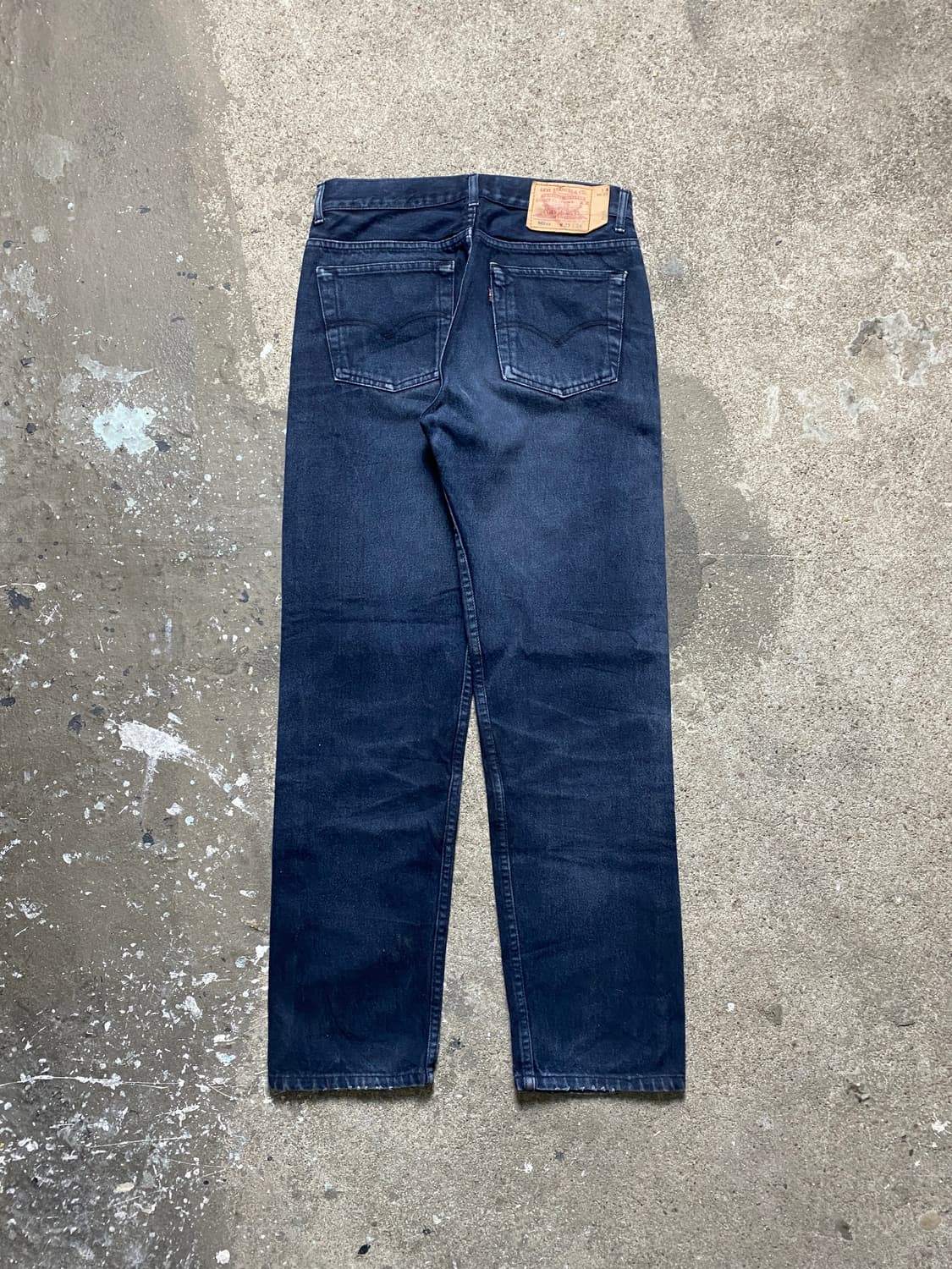 90's 리바이스 501 흑청 USA Made 501 상품이미지3