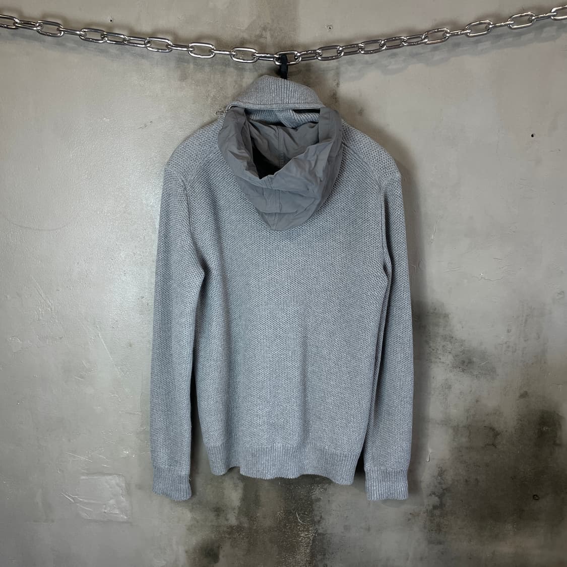 아르마니 익스체인지 하이브리드 니트 자켓 상품이미지4