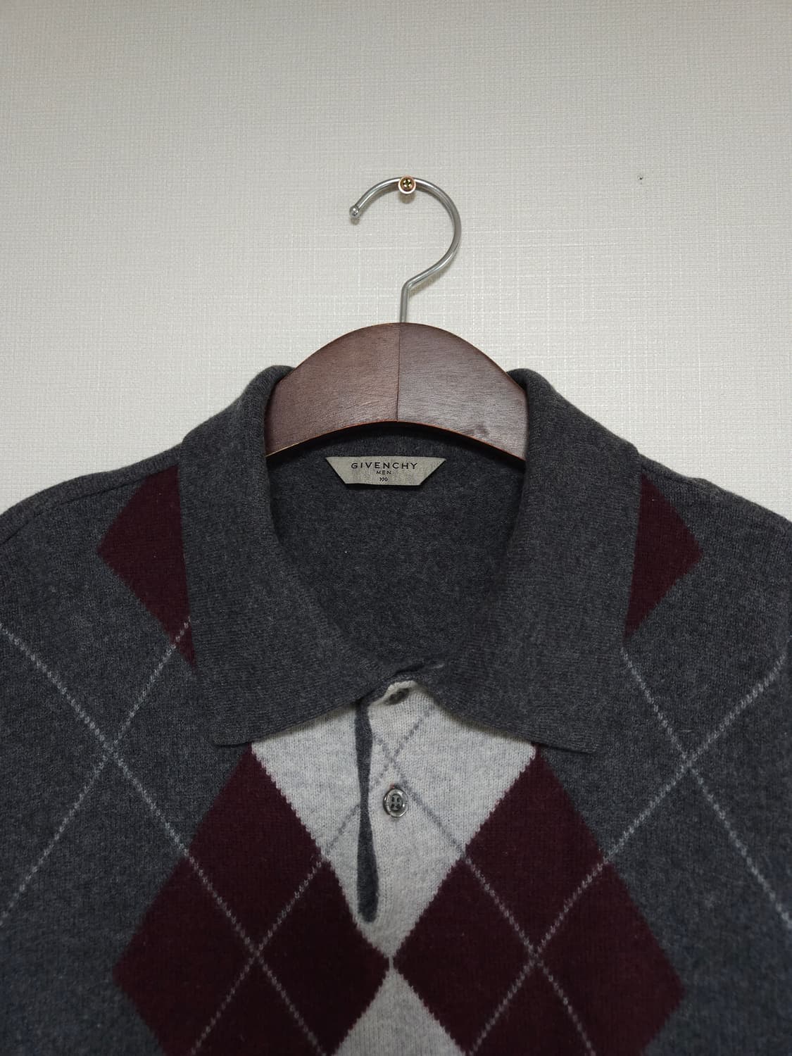 지방시 PK 아가일 니트 (100/L) 상품이미지2