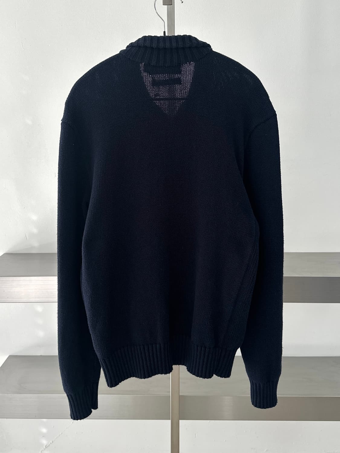 폴로 랄프로렌 네이비 코튼 니트집업  상품이미지4