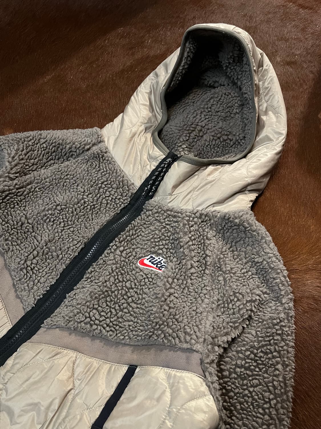 나이키 헤리티지 쉐르파 플리스 집업 상품이미지4