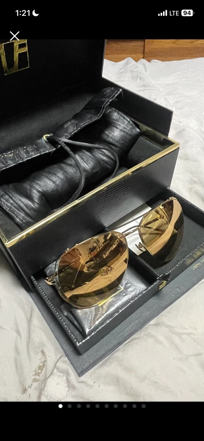 [Linda Farrow] Luxury 24K Gold-Plated Av 상품이미지2