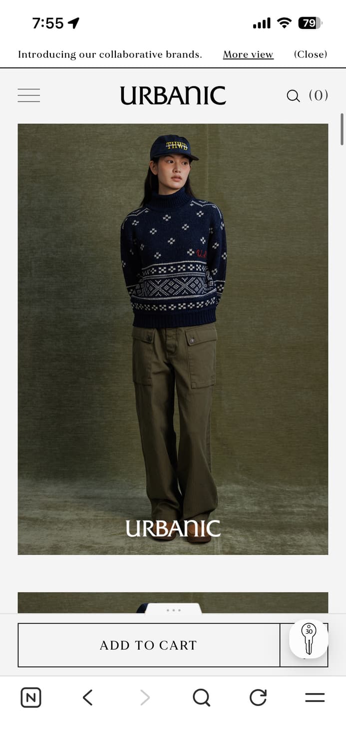 얼바닉30 필드 몽키 팬츠 카키 S 상품이미지2