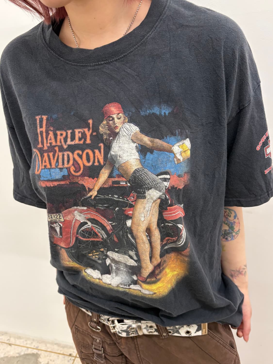 90’s Harley-Davidson 반팔 티셔츠 상품이미지2