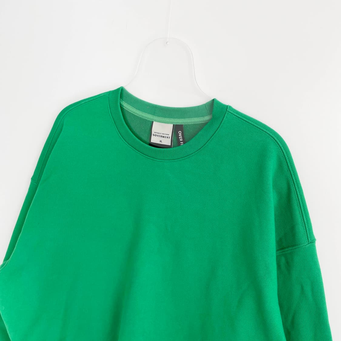 C1 소버먼트 오버핏 그린 맨투맨 티셔츠 XL사이즈 상품이미지2