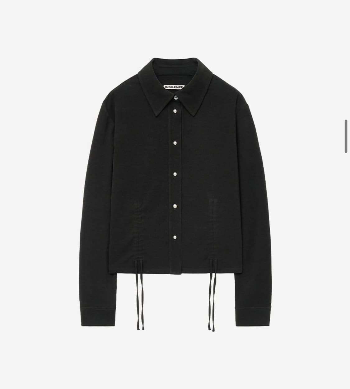 [인사일런스 우먼] 몰스킨셔츠black 상품이미지1