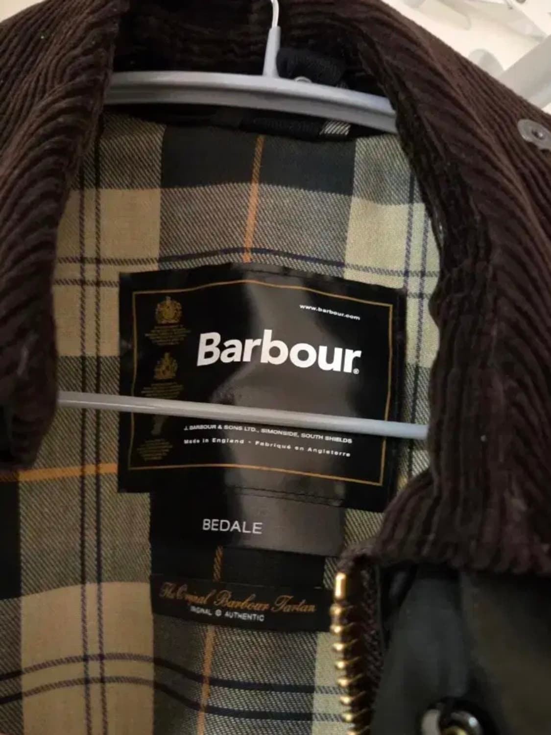 [A급] 바버 비데일 자켓 세이지 40 상품이미지3