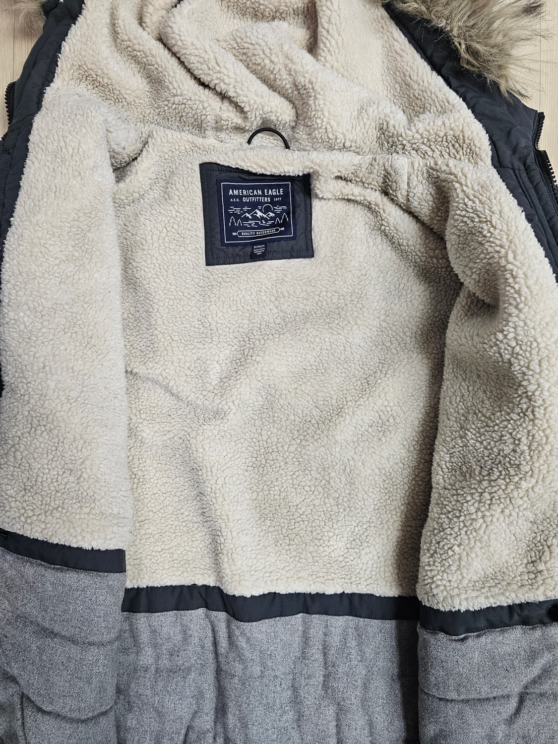 아메카지 90s 아메리칸 이글 남성 야상 파카 M 상품이미지4