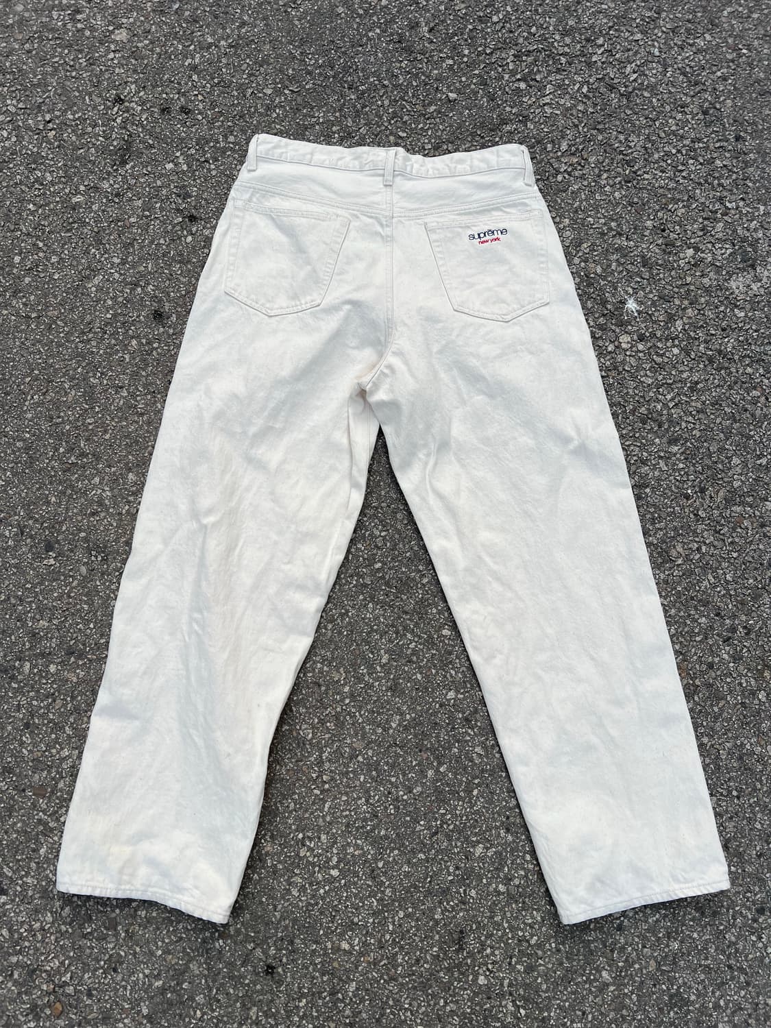 25fw 슈프림 배기 셀비지진 내추럴 32 상품이미지4