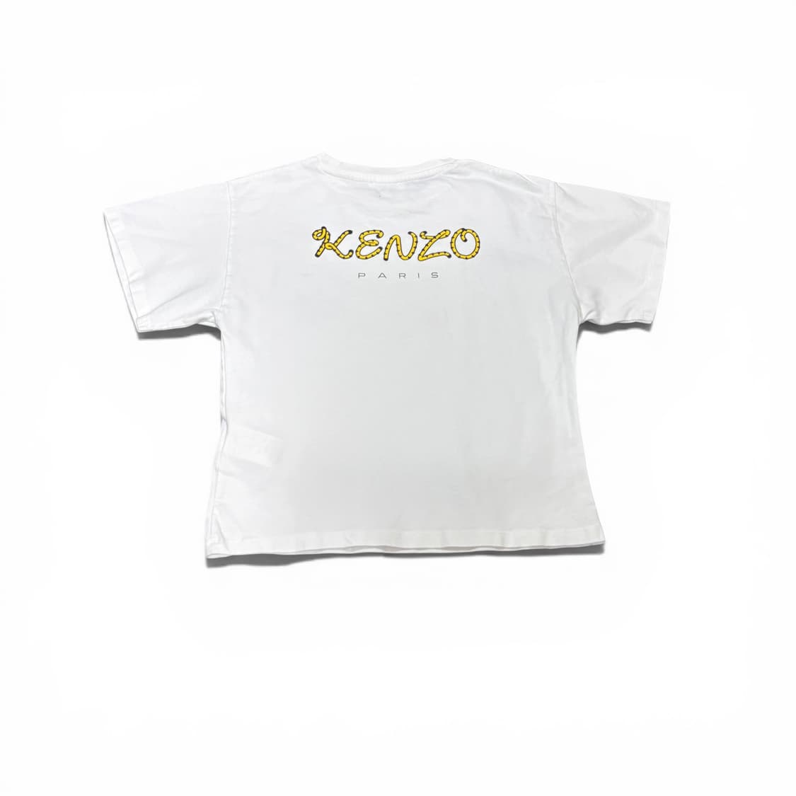 키즈 8A/126 겐조 KENZO 화이트 타이거 백로고 반팔티 상품이미지2