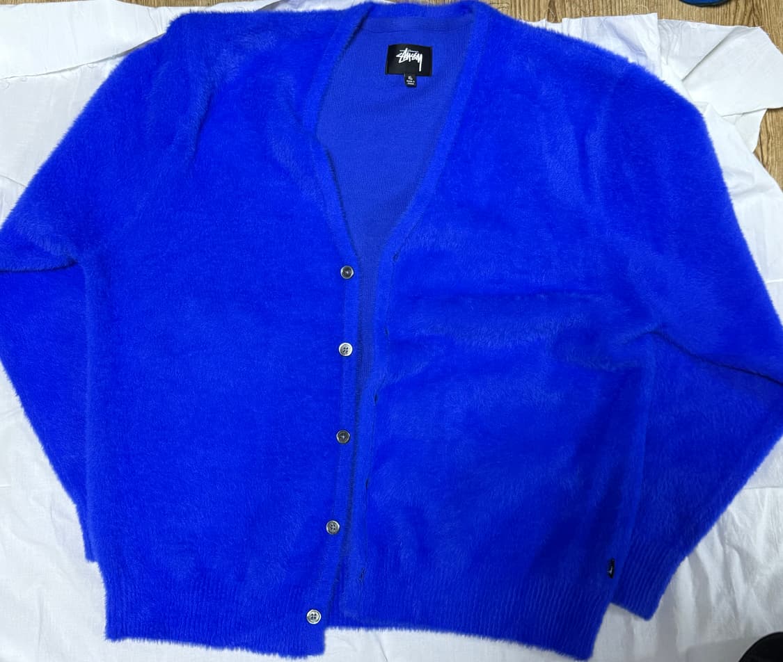 스투시 쉐기독 가디건 블루 (XL) 상품이미지1