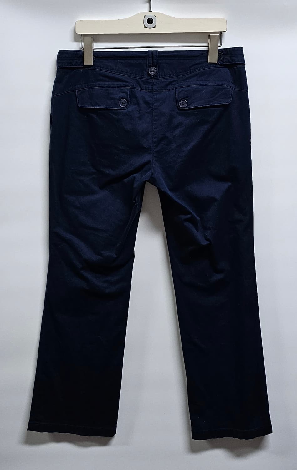 라코스테 여성 네이비 코튼팬츠 76 상품이미지2