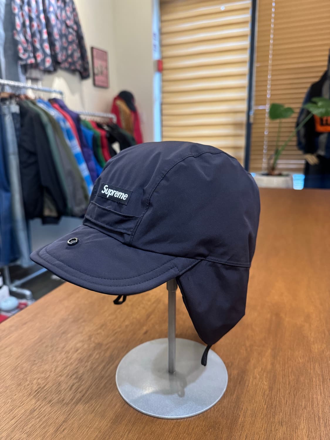 [S-M] 슈프림 고어텍스 이어플립 캡 블랙 24FW 상품이미지4