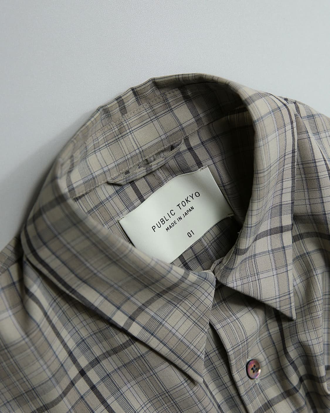 PUBLIC TOKYO Check Pattern Shirt 상품이미지5