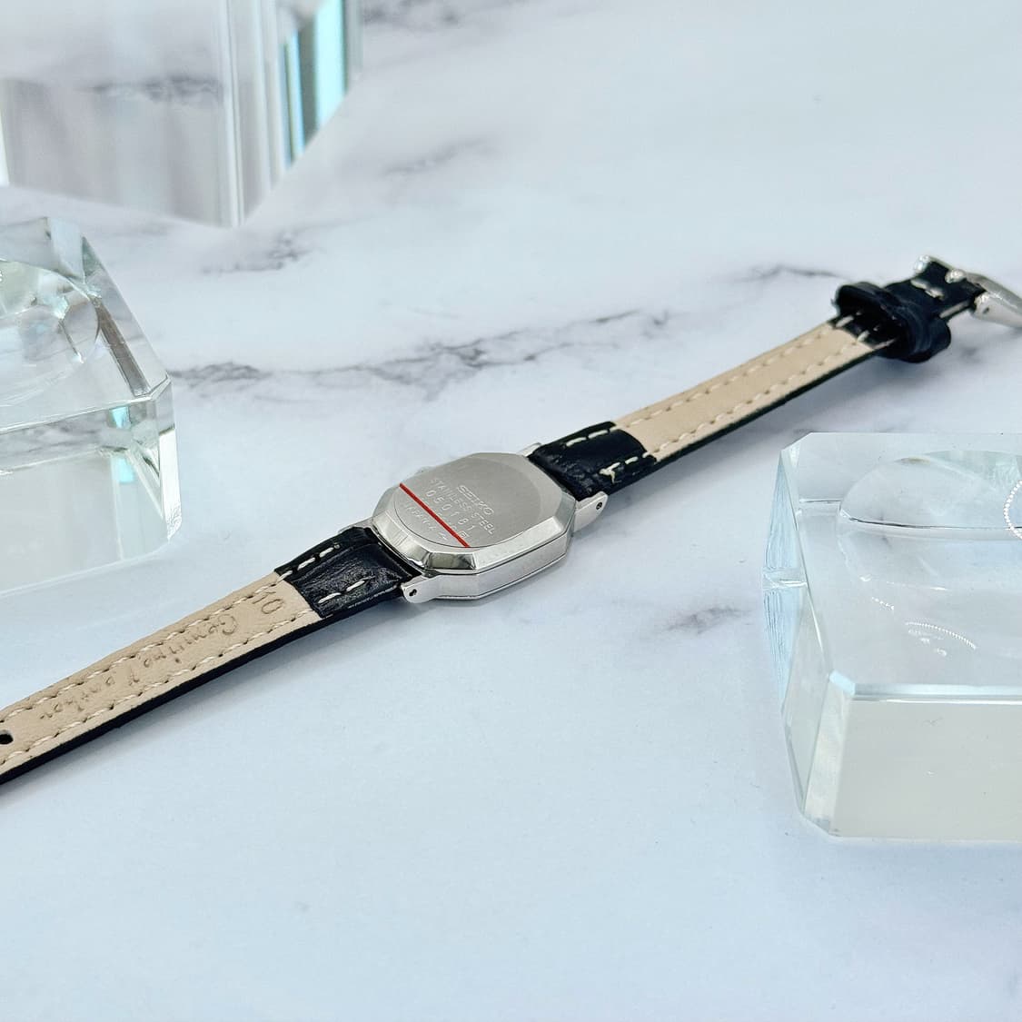 80s90s 빈티지 세이코 옥타곤 실버 워치 상품이미지7