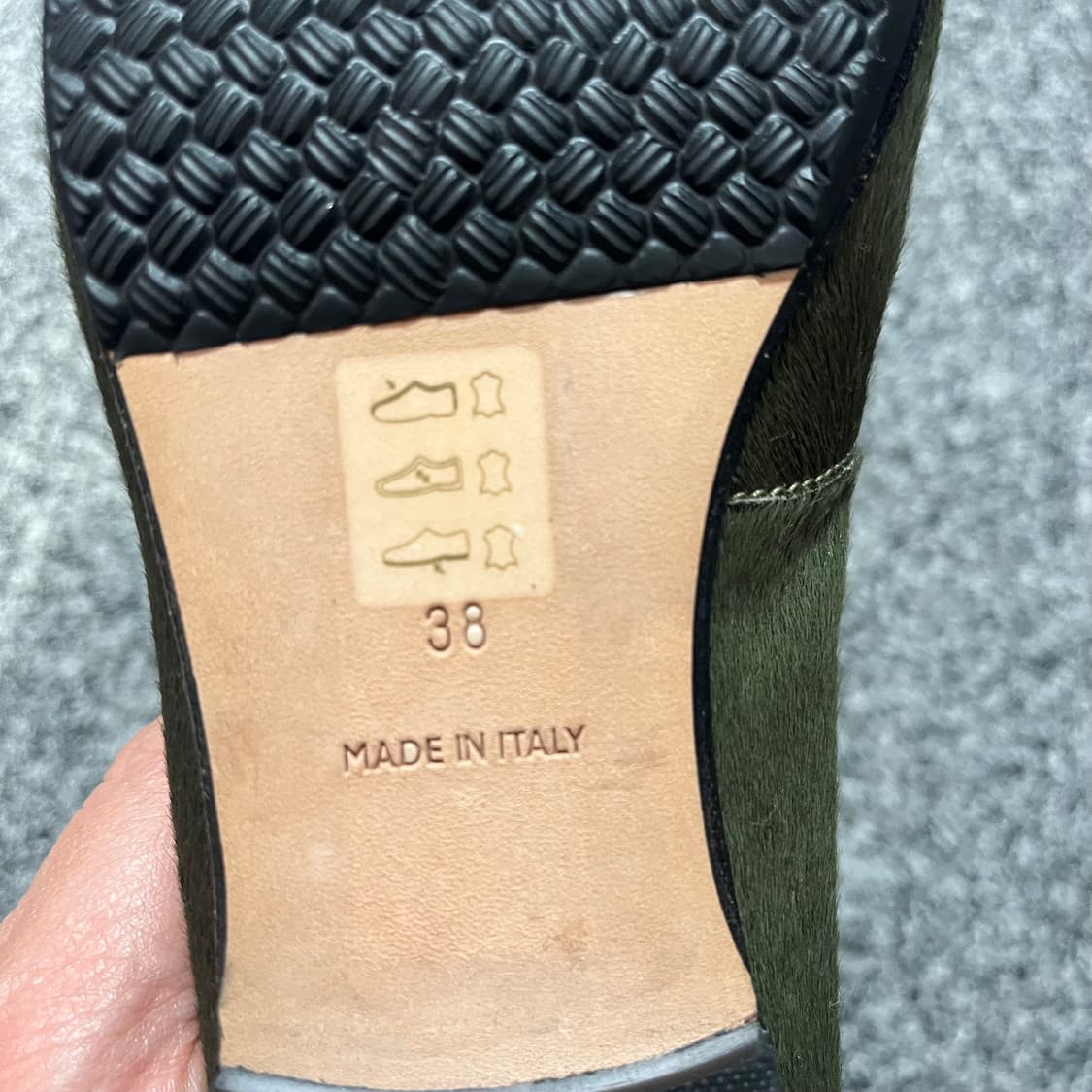 annabaiguera 안나바이게라 송치 플랫슈즈 38 미사용 상품이미지7