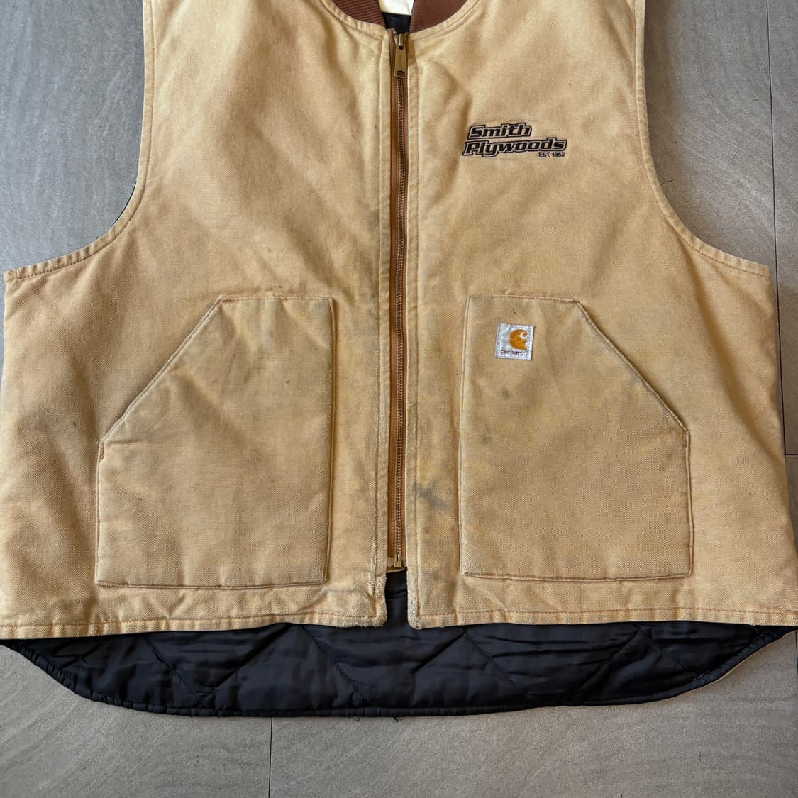 칼하트 정품 덕 캔버스 조끼 상품이미지4