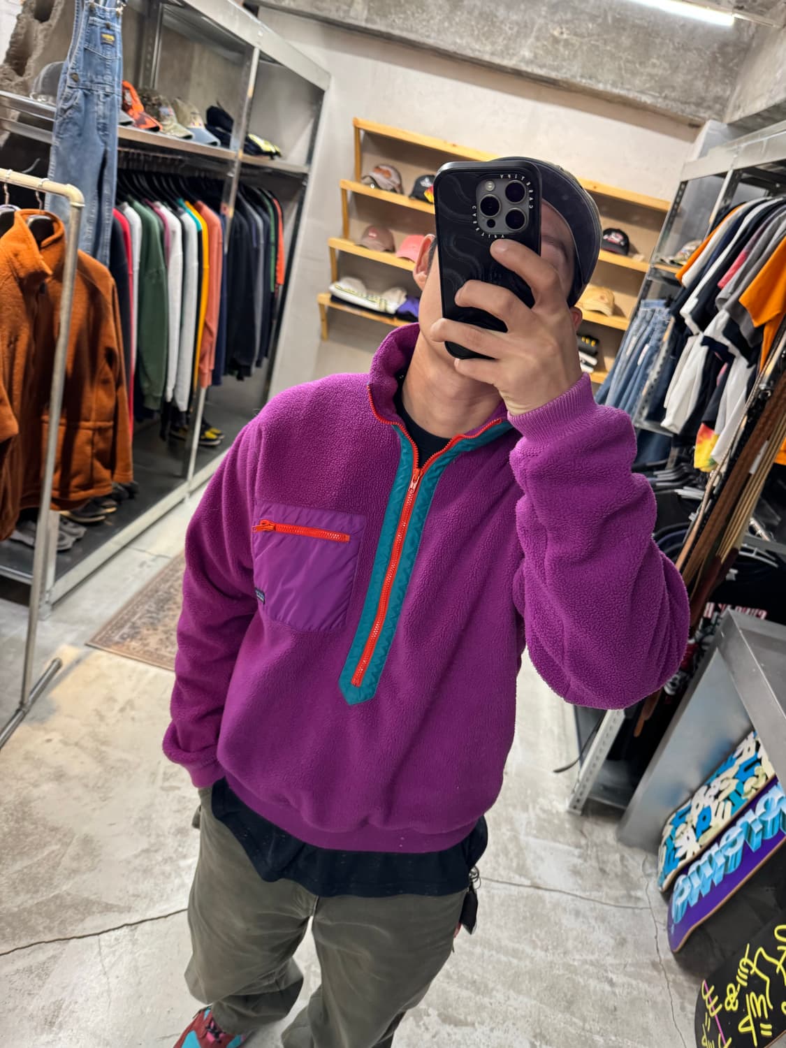 80s 파타고니아 레트로X 하프집업 플리스 USA 상품이미지2