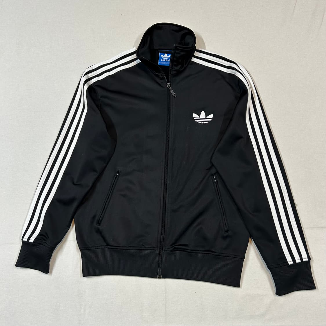 100) 아디다스 파이어버드 삼선 져지 트랙탑 집업 블랙 A88 상품이미지1